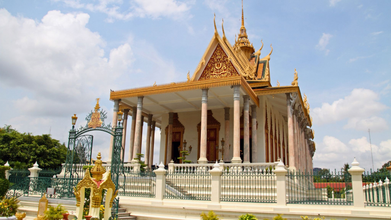 Day 9 Silver Pagoda Is Also Called As The Emerald Buddha Of Cambodia